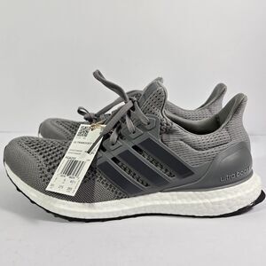 Adidas UltraBoost 1.0 Men’s Size 9.5 DNA Grey White Running Shoes HQ4200